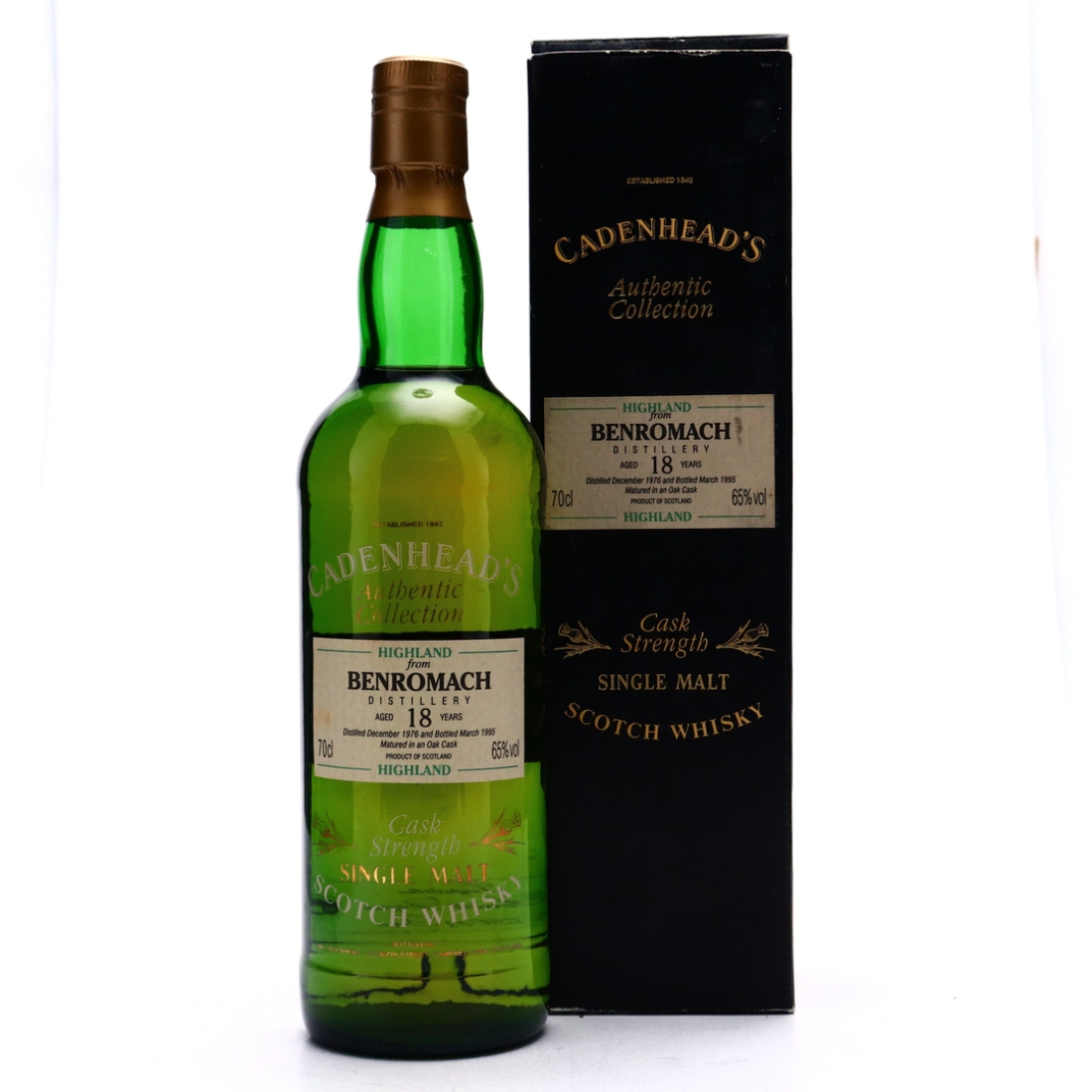 Benromach 1976 Cadenhead's 18 Year Old