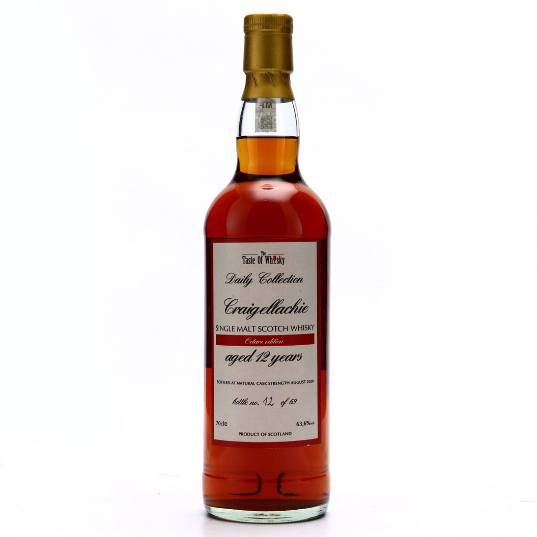 Craigellachie 2007 The Taste of Whisky Single Cask 12 Year Old