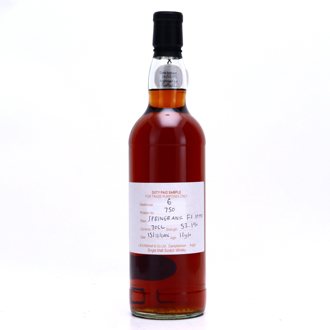 Springbank 2006 Duty Paid Sample 12 Year Old / Fresh Sherry Hogshead