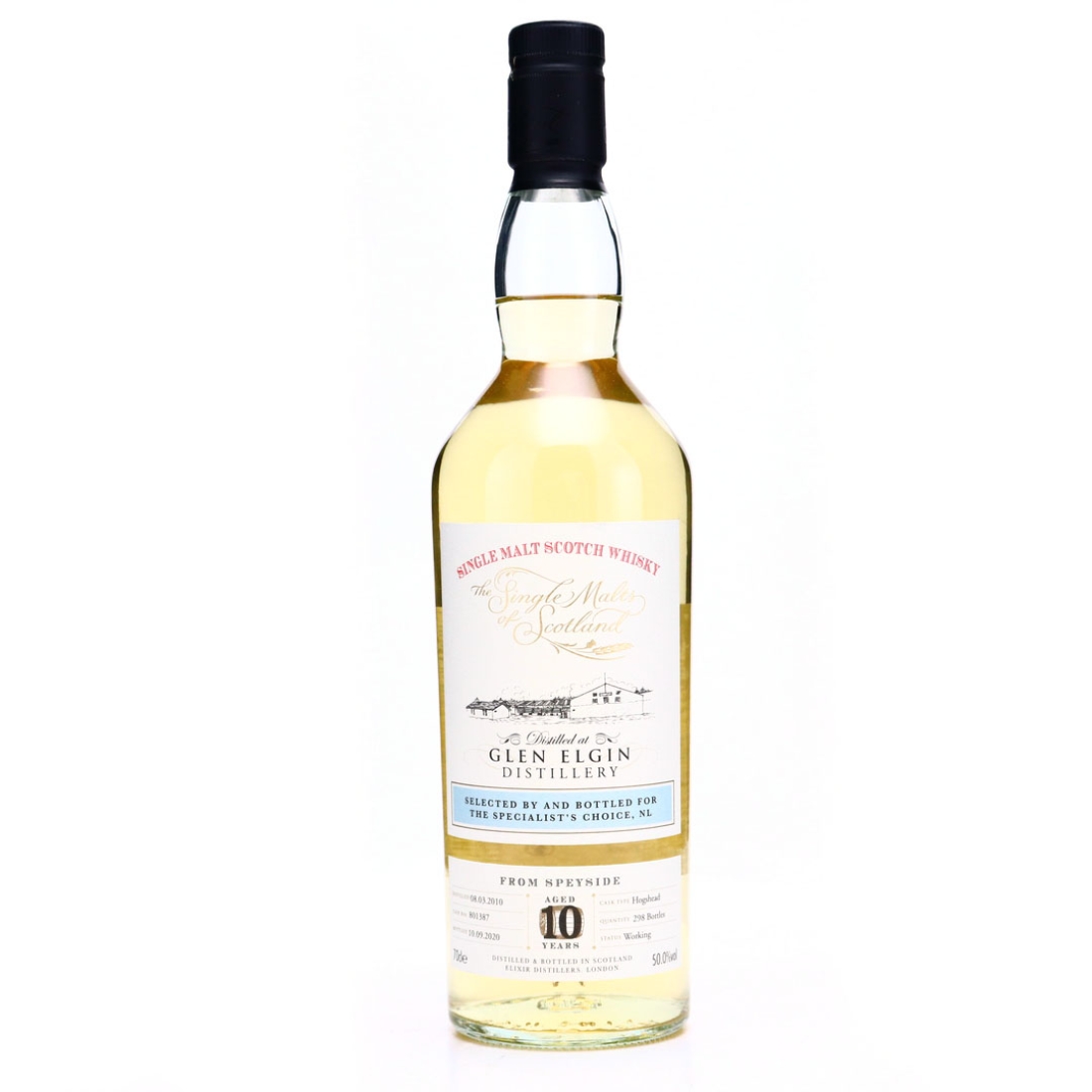 Glen Elgin 2010 Single Malts of Scotland 10 Year Old / The Specialist's Choice, NL