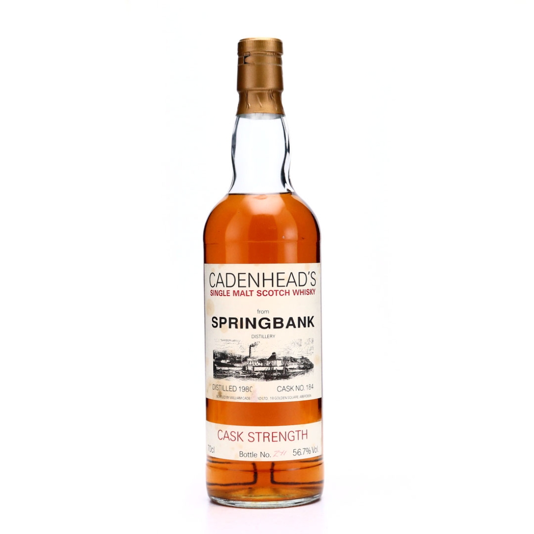 Springbank 1980 Cadenhead's Cask Strength