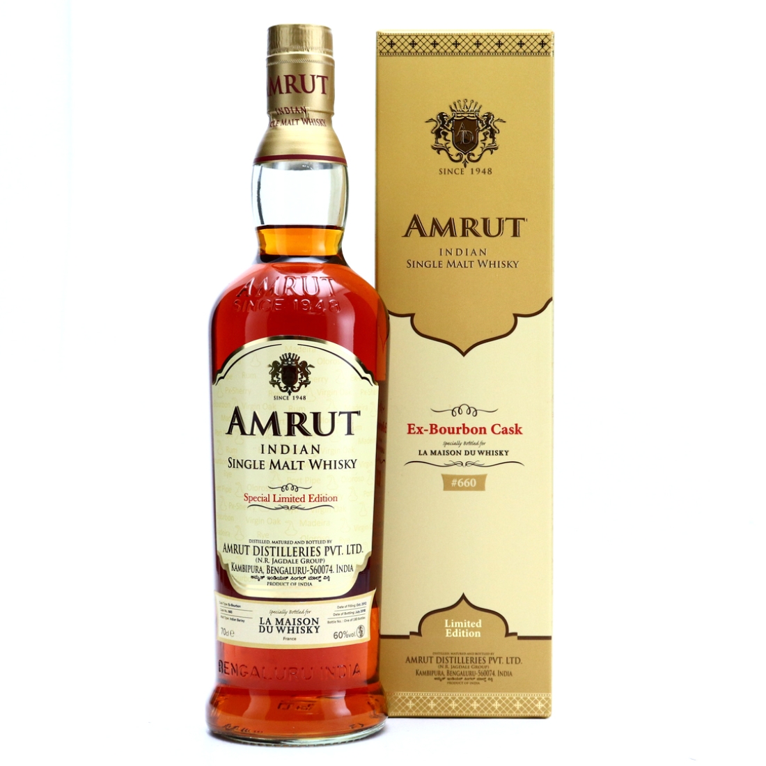 Amrut 2012 Single Bourbon Cask #660 / LMDW