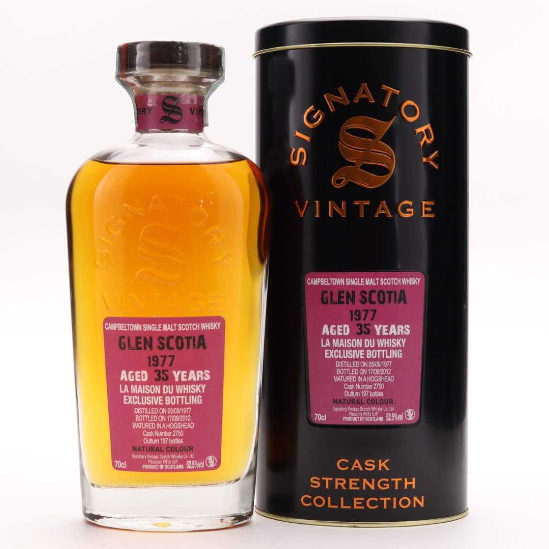 Glen Scotia 1977 Signatory Vintage 35 Year Old Cask Strength