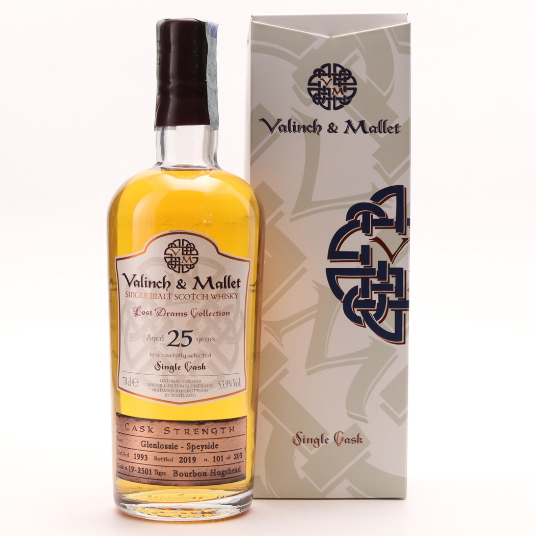Glenlossie 1993 Valinch and Mallet 25 Year Old Lost Drams Collection