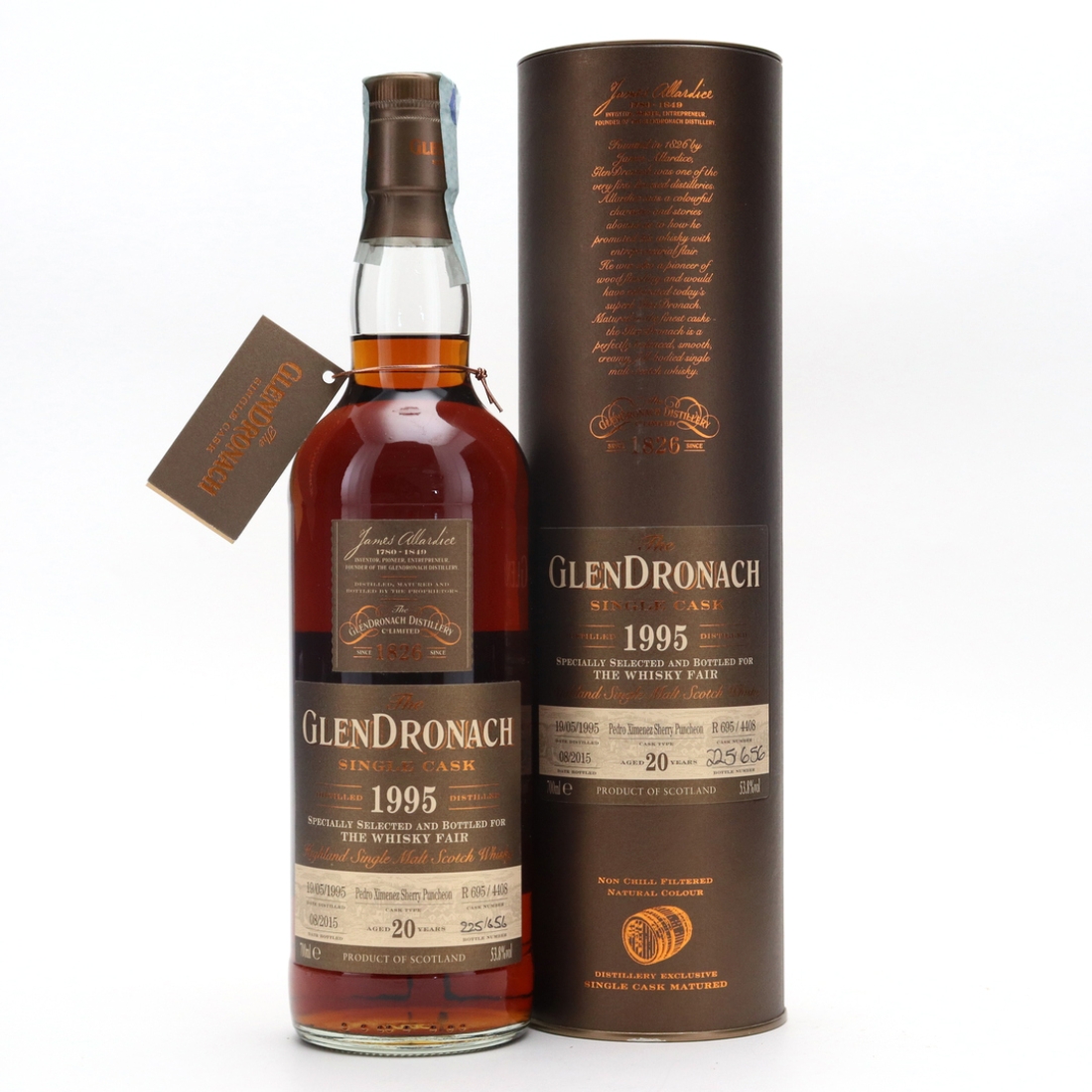 Glendronach 1995 Single PX Cask 20 Year Old #4408 / The Whisky Fair