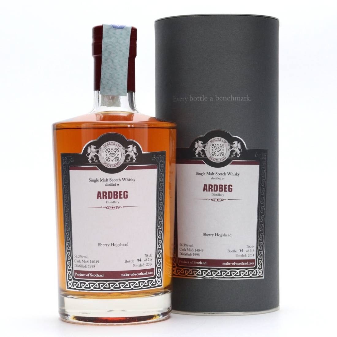 Ardbeg 1998 Malts of Scotland Sherry Hogshead