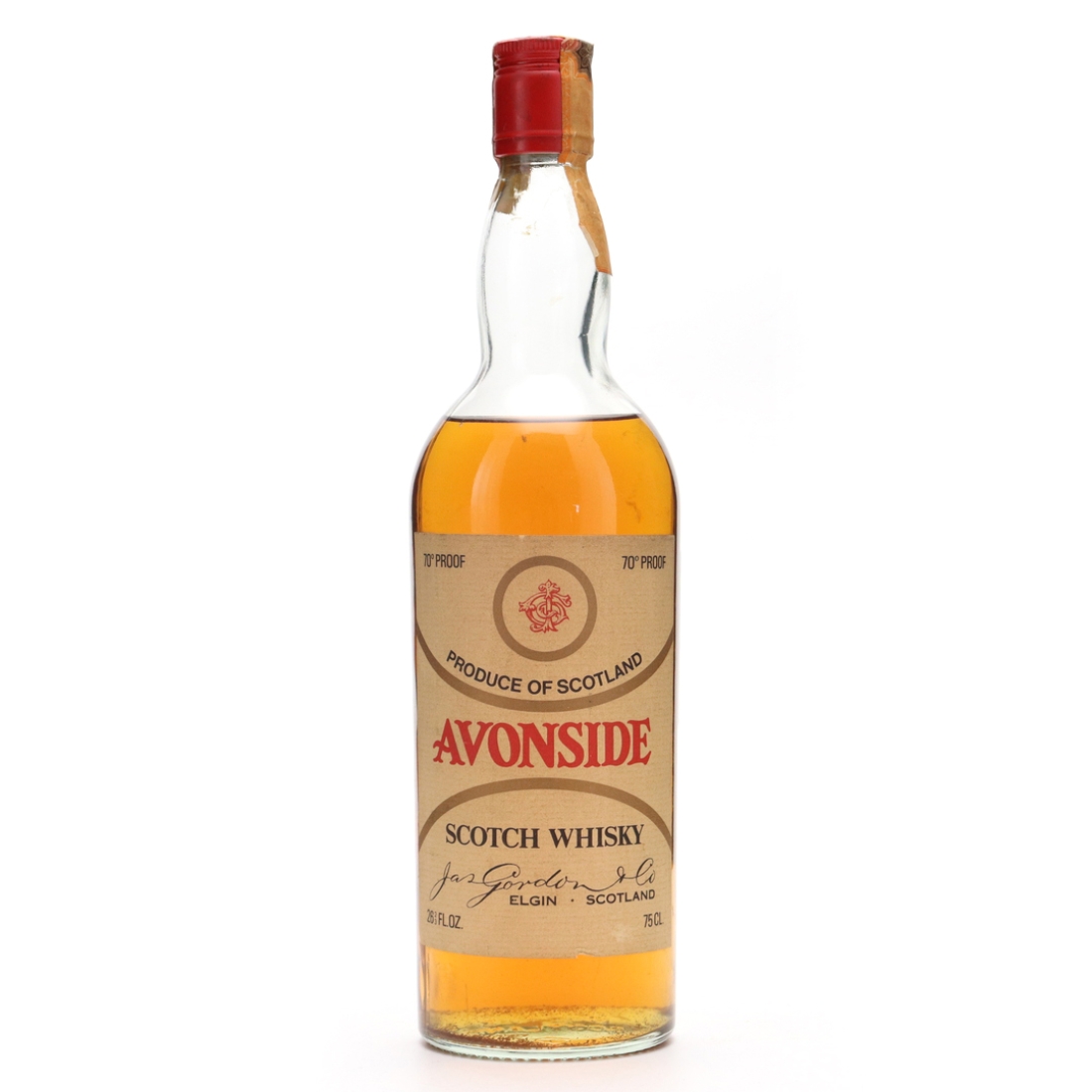 Avonside Gordon and MacPhail 70 Proof 1970s