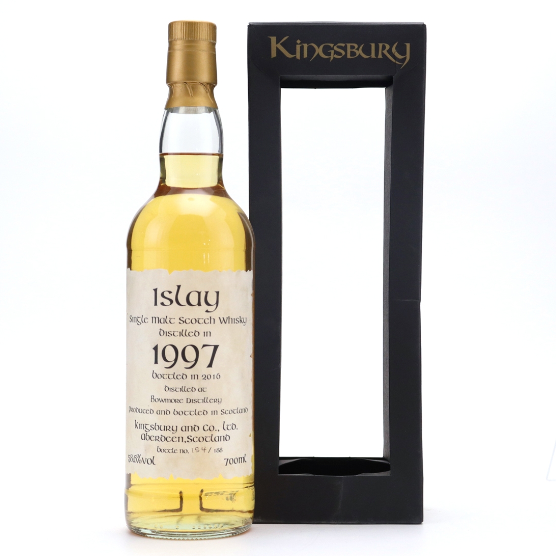 Bowmore 1997 Kingsbury 18 Year Old / Celtic Label