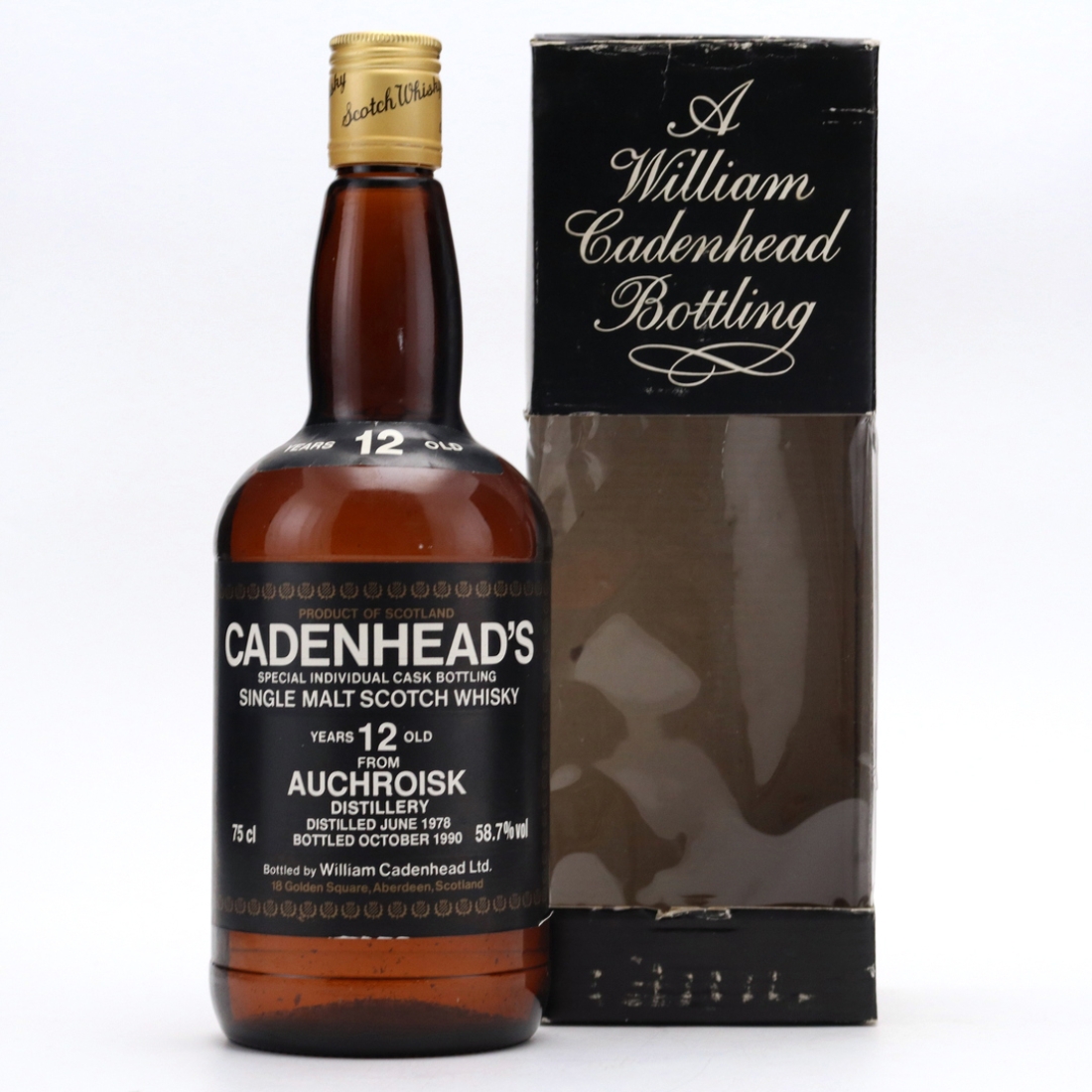 Auchroisk 1978 Cadenhead's 12 Year Old
