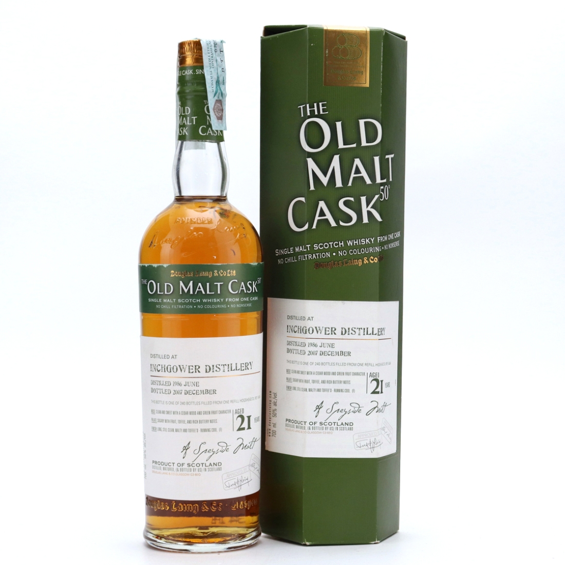Inchgower 1986 Douglas Laing 21 Year Old