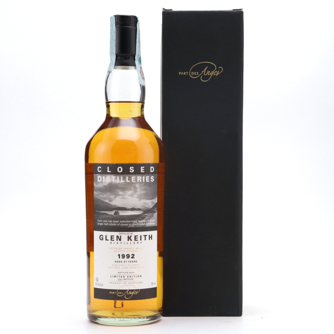 Glen Keith 1992 Part des Anges 21 Year Old
