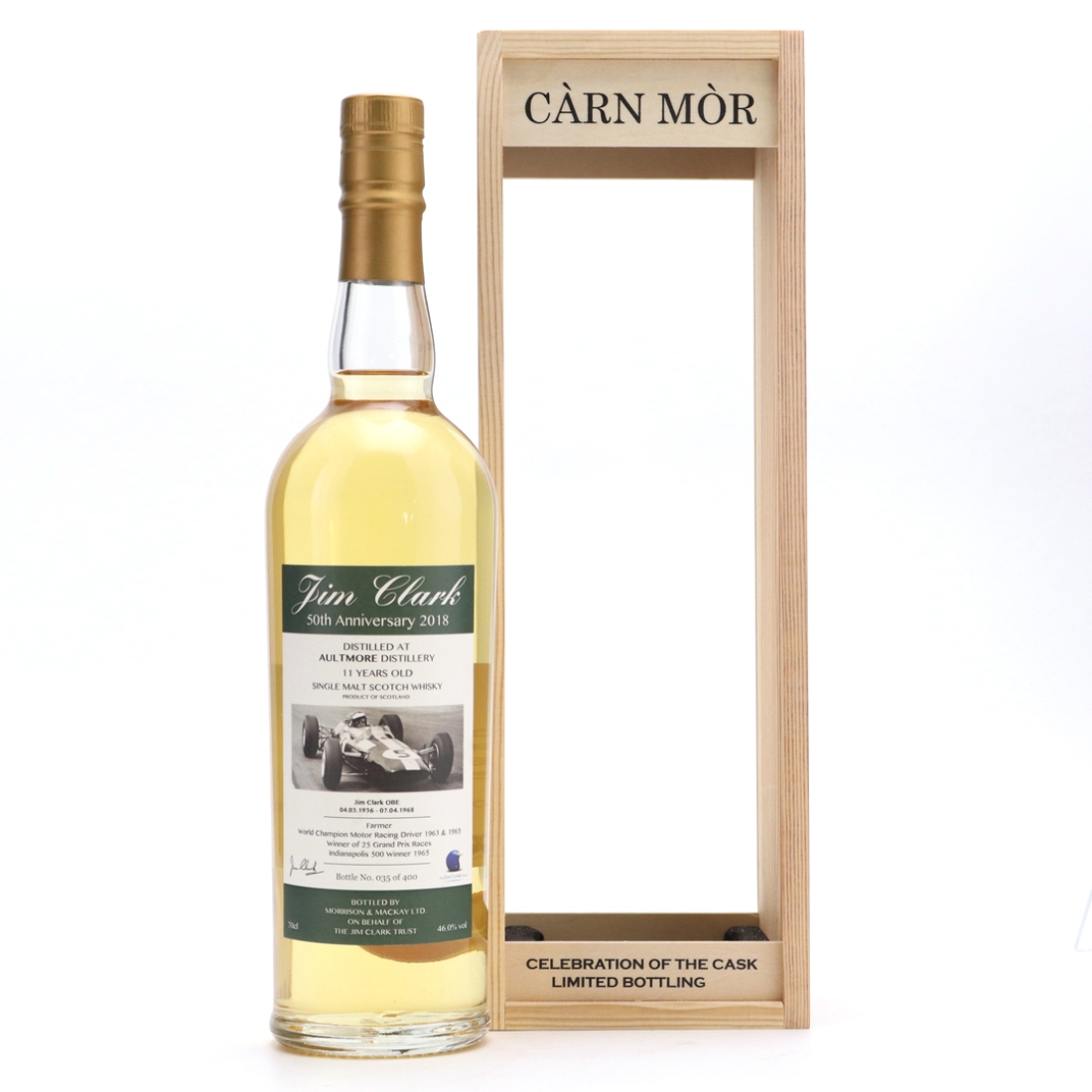 Aultmore 11 Year Old Carn Mor Jim Clark 50th Anniversary