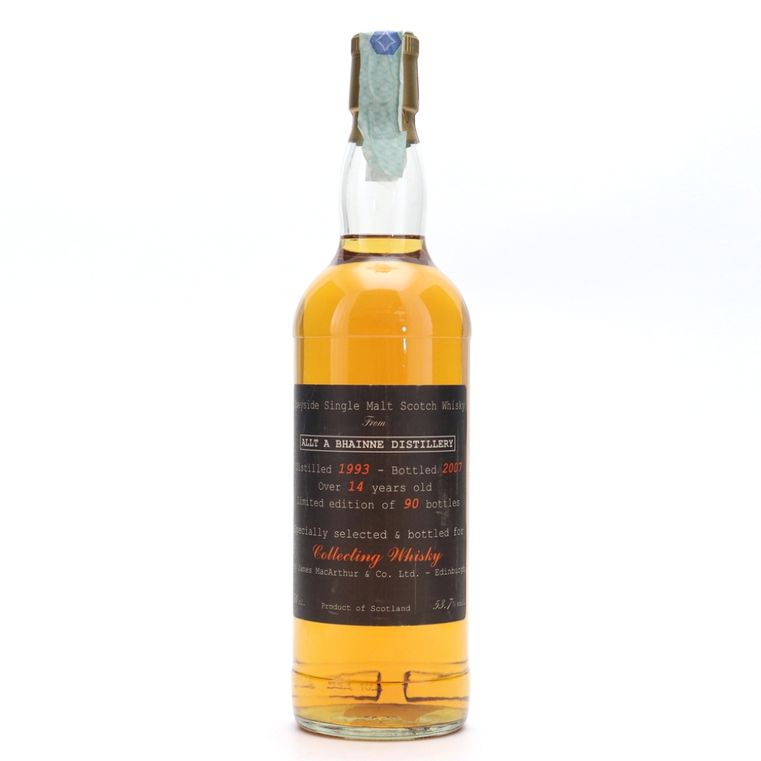 Allt-A-Bhainne 1993 James MacArthur 14 Year Old / Collecting Whisky