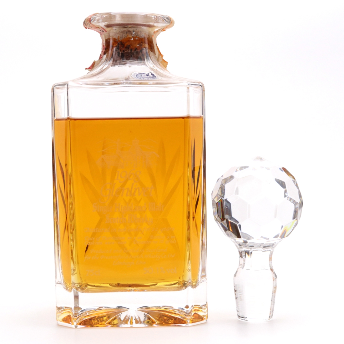 Glenlivet 1968 The Prestonfield 22 Year Old Decanter