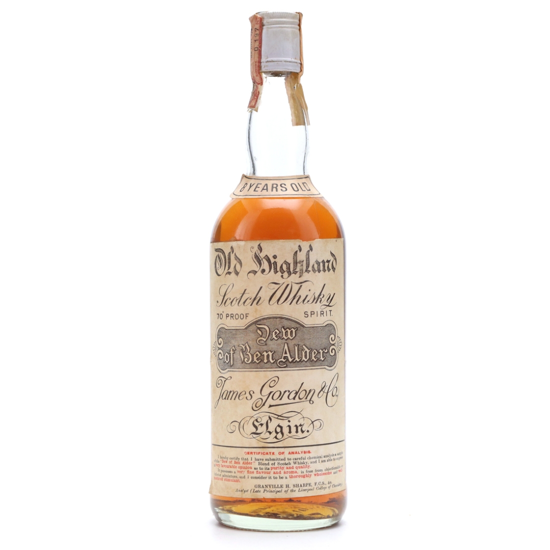 Dew of Ben Alder 8 Year Old Gordon and MacPhail 1970s