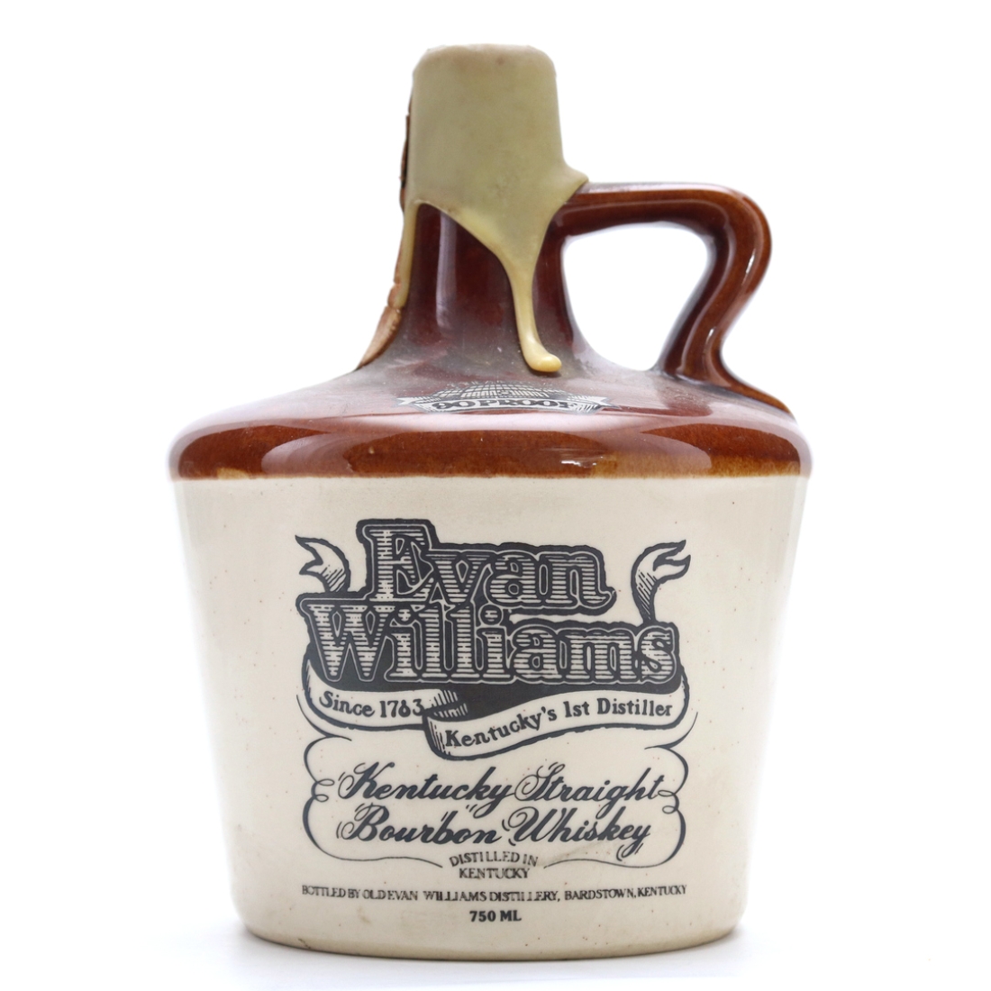 Evan Williams Kentucky Straight Bourbon Decanter 1980