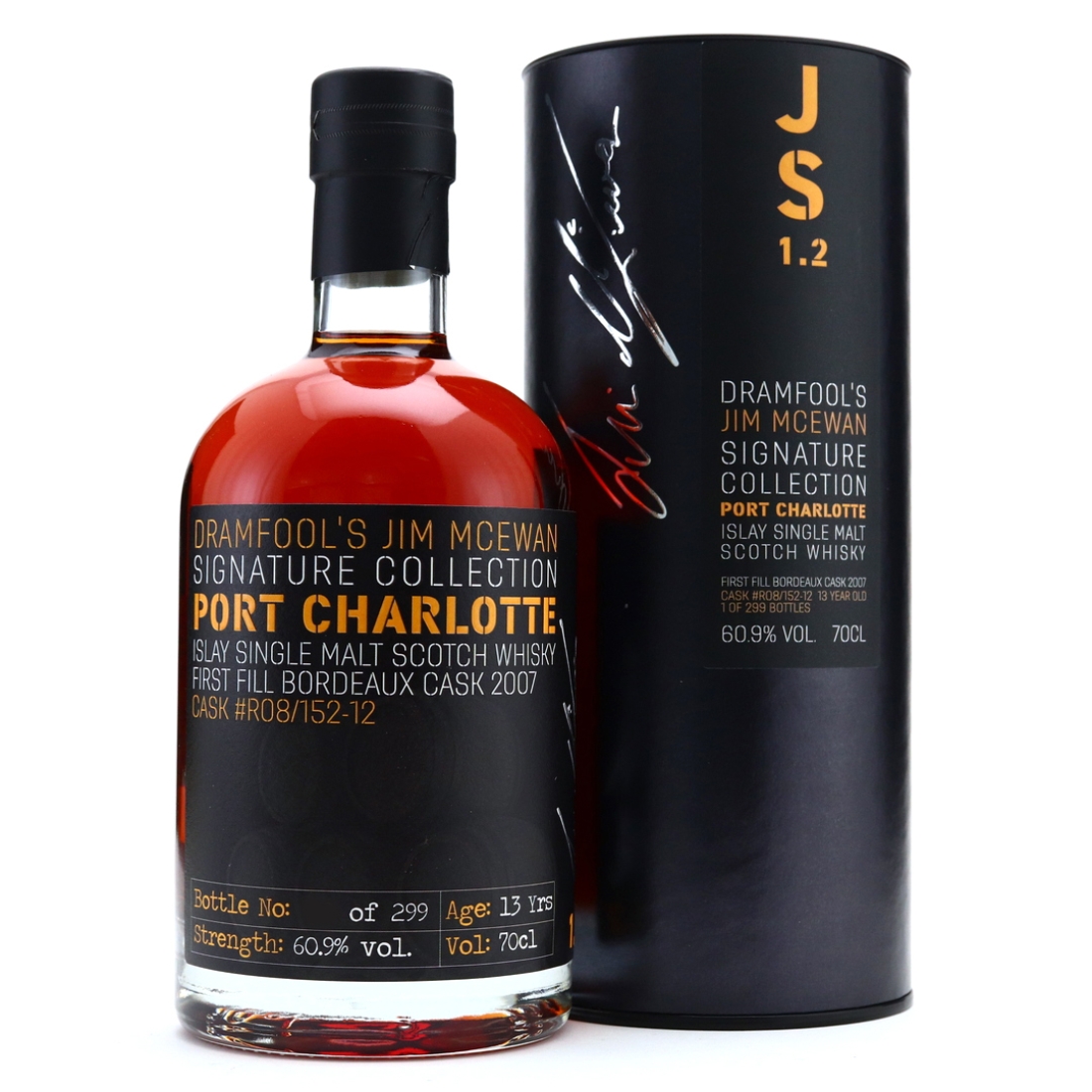 Port Charlotte 2007 Dramfool Jim McEwan Signature Collection 1.2 / Bottle #048