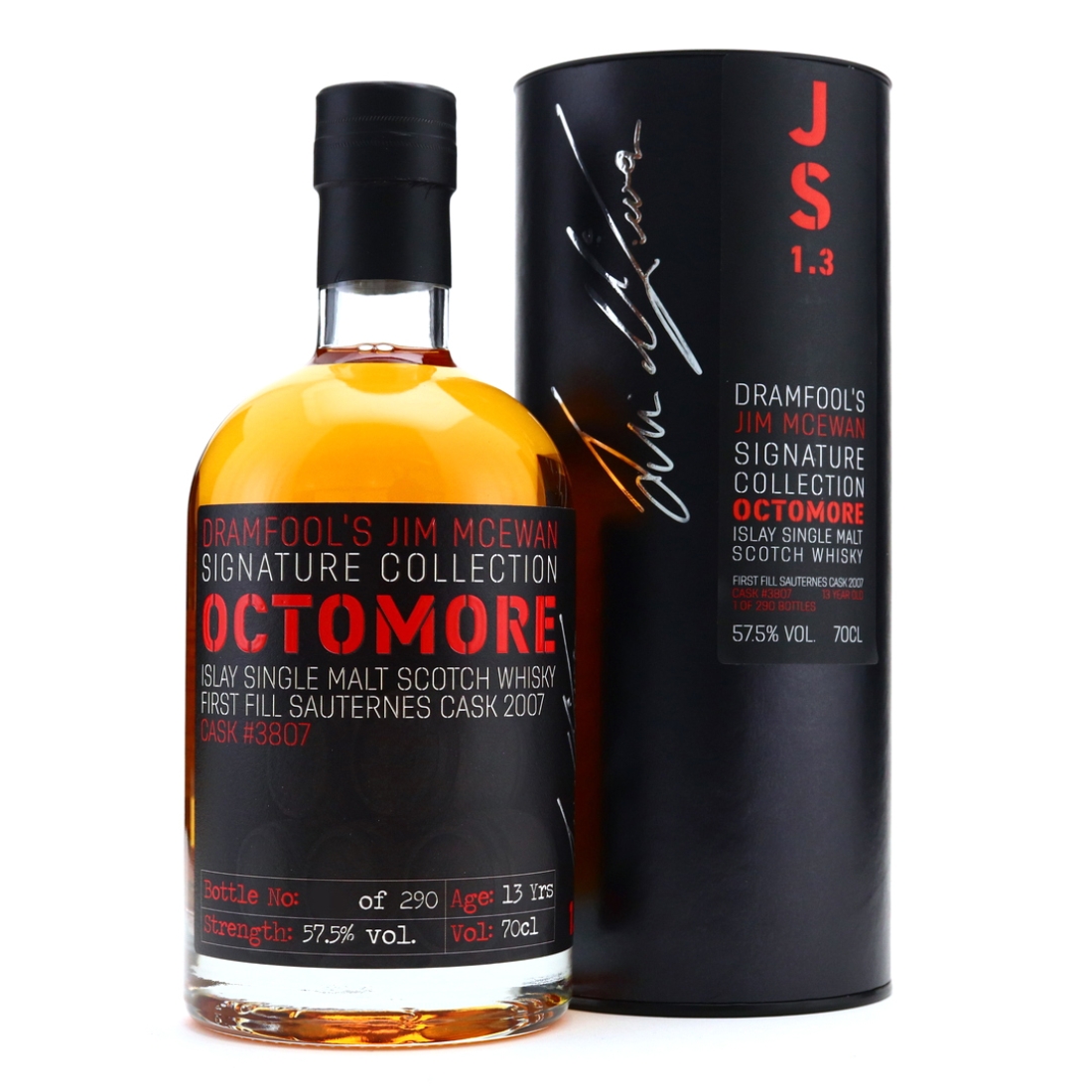 Octomore 2007 Dramfool Jim McEwan Signature Collection 1.3 / Bottle #028