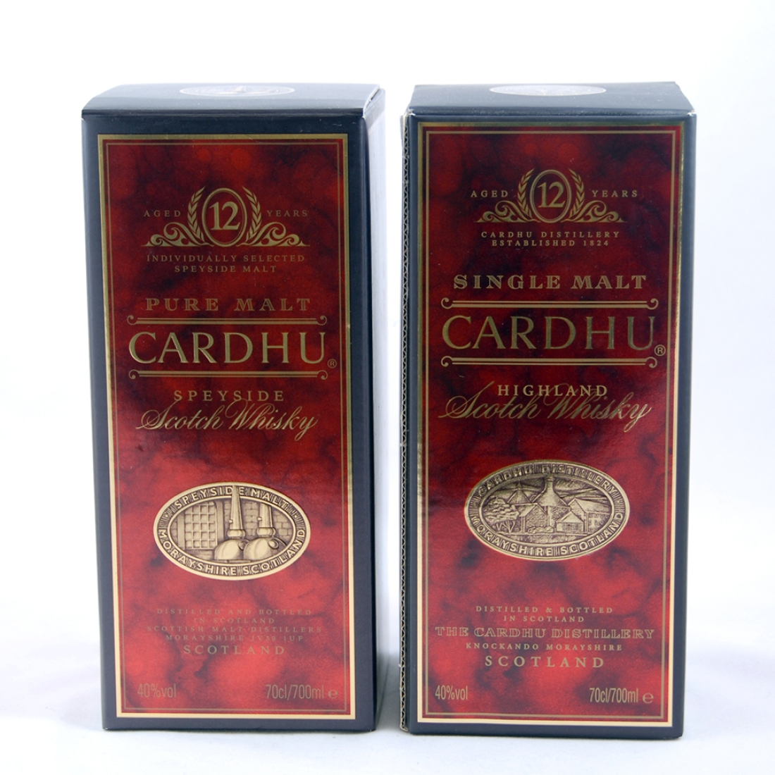 Cardhu 12 Year Old 2003  'Pure Malt' and 'Single Malt'