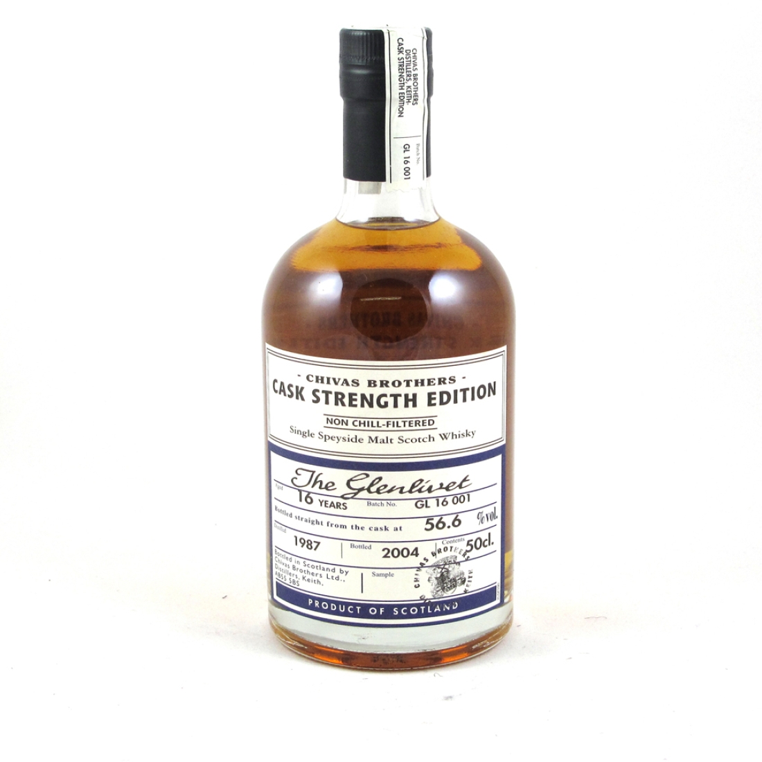 Glenlivet 1987 Cask Strength 16 Year Old