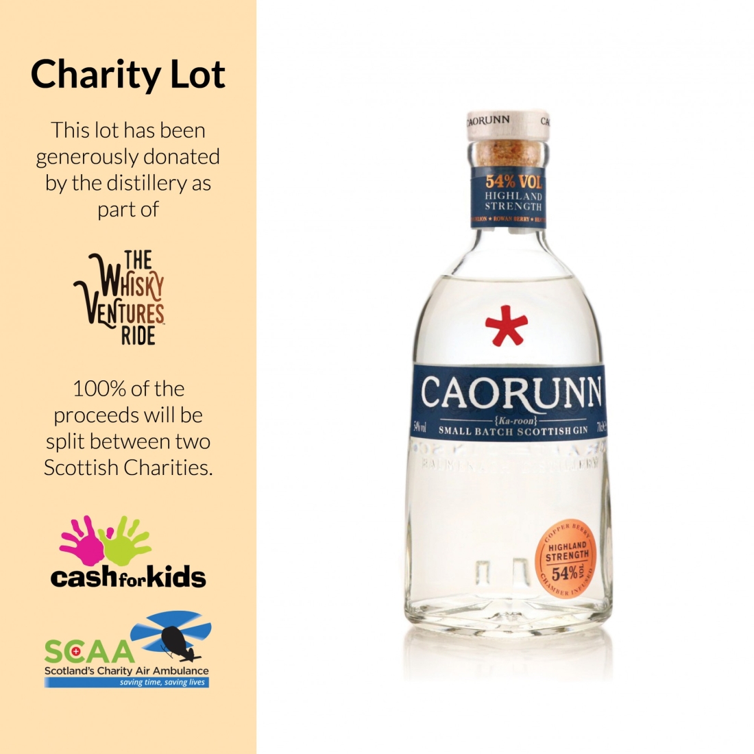 Caorunn Small Batch Gin / Signed - Charity Lot