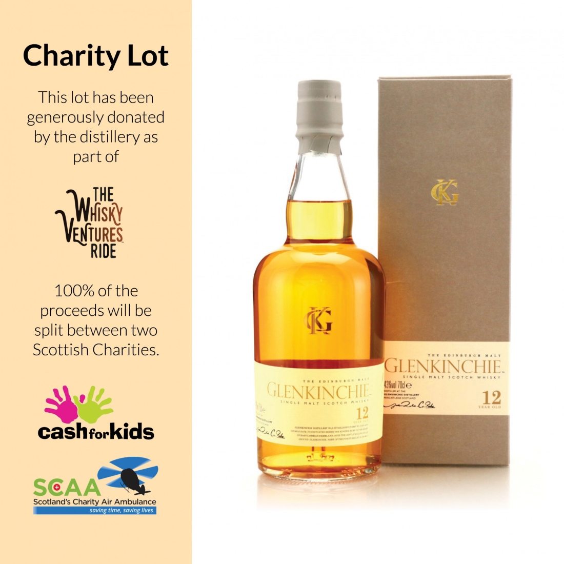 Glenkinchie 12 Year Old - Charity Lot