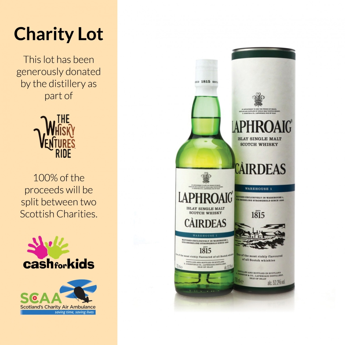 Laphroaig Cairdeas Warehouse 1 / Feis Ile 2022 / Signed - Charity Lot
