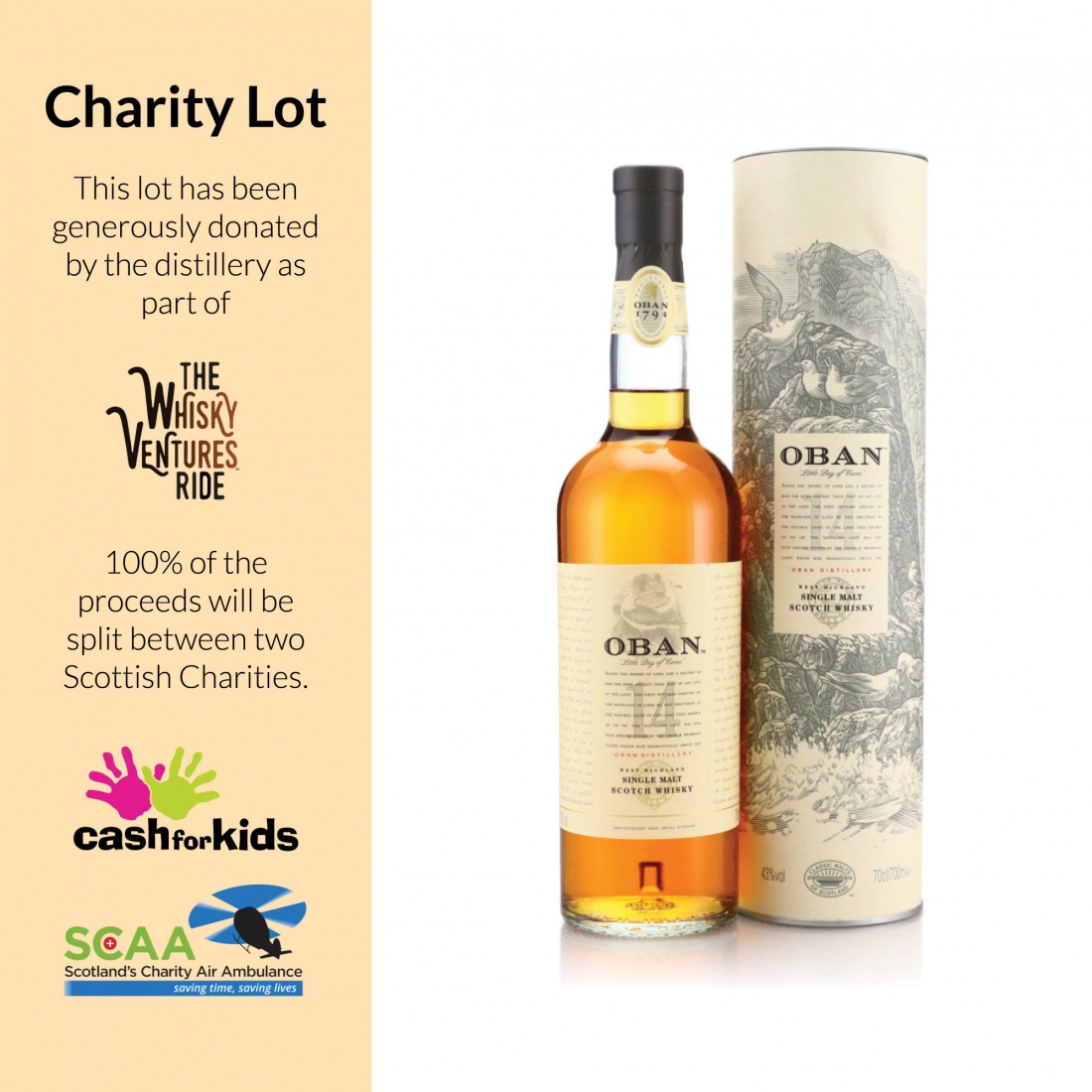 Oban 14 Year Old - Charity Lot