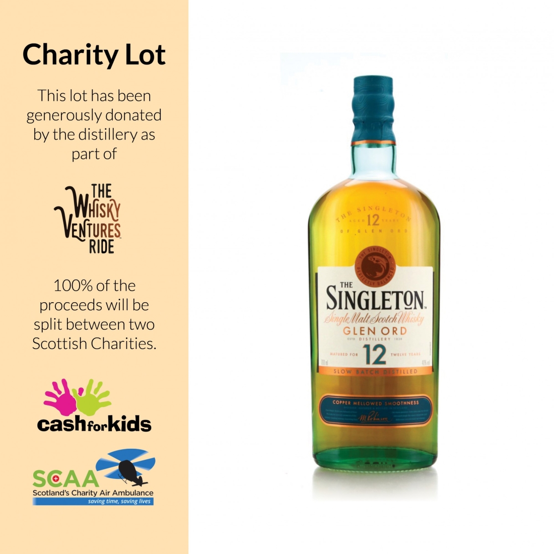 Singleton of Glen Ord 12 Year Old - Charity Lot