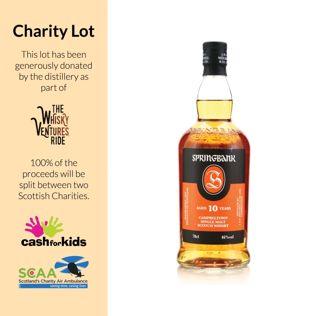 Springbank 10 Year Old - Charity Lot