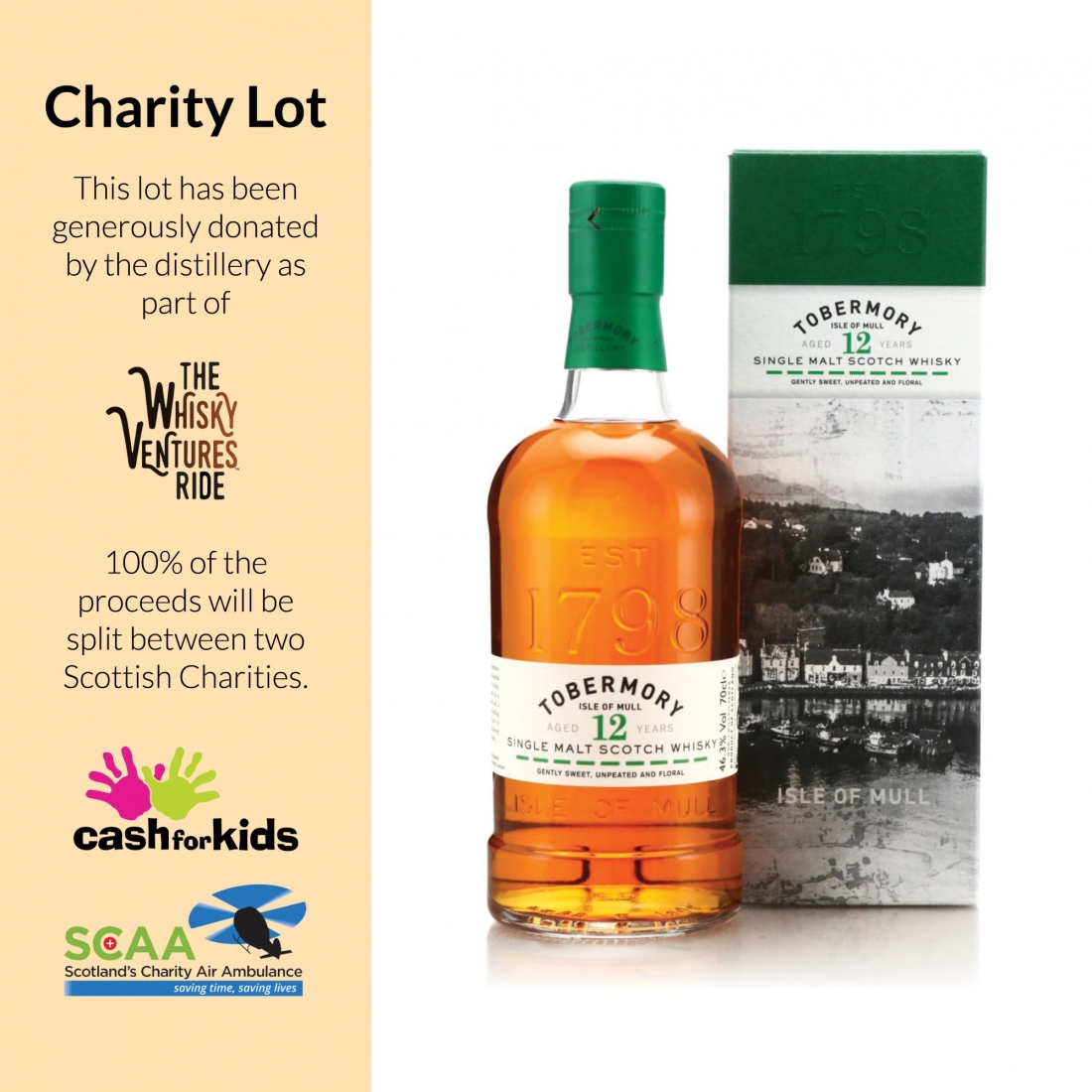 Tobermory 12 Year Old - Charity Lot