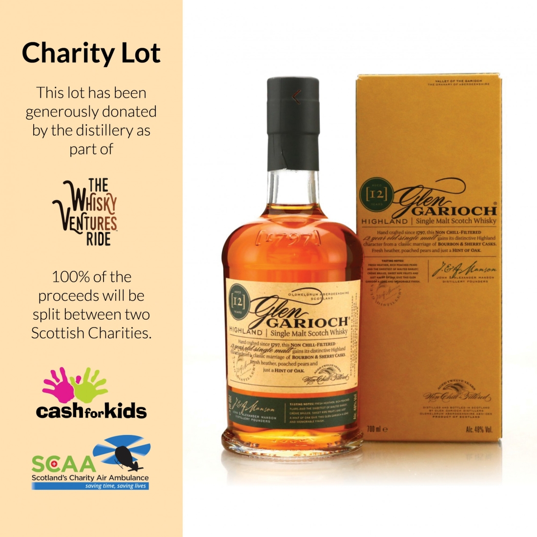 Glen Garioch 12 Year Old - Charity Lot