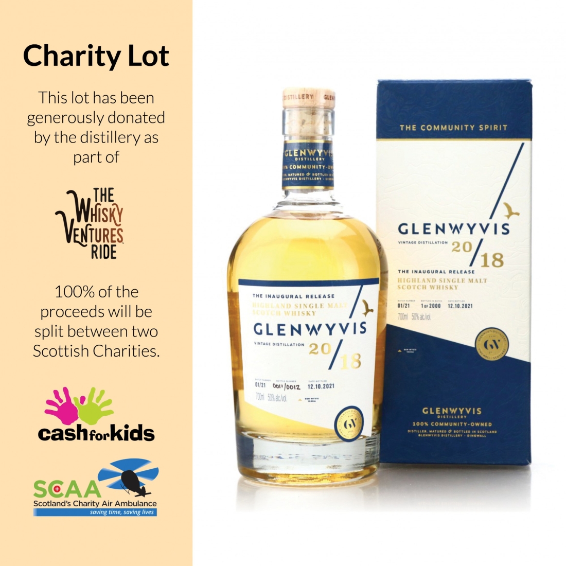 Glenwyvis 2018 Inaugural Release Batch 01/21 - Charity Lot