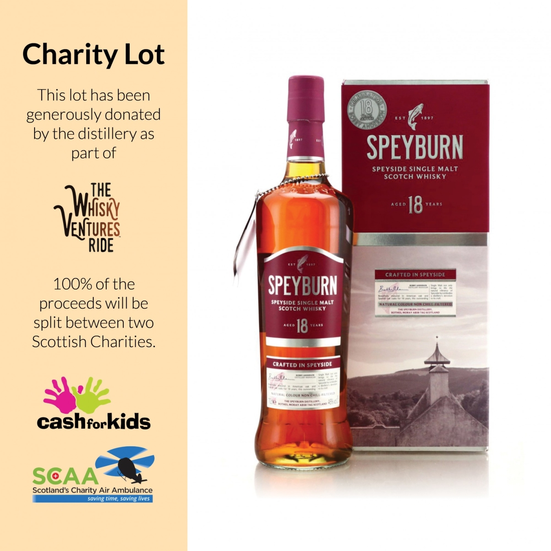 Speyburn 18 Year Old / Anniversary Edition - Charity Lot