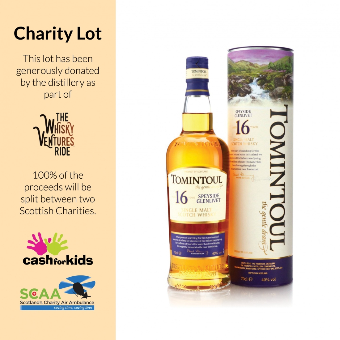 Tomintoul 16 Year Old - Charity Lot
