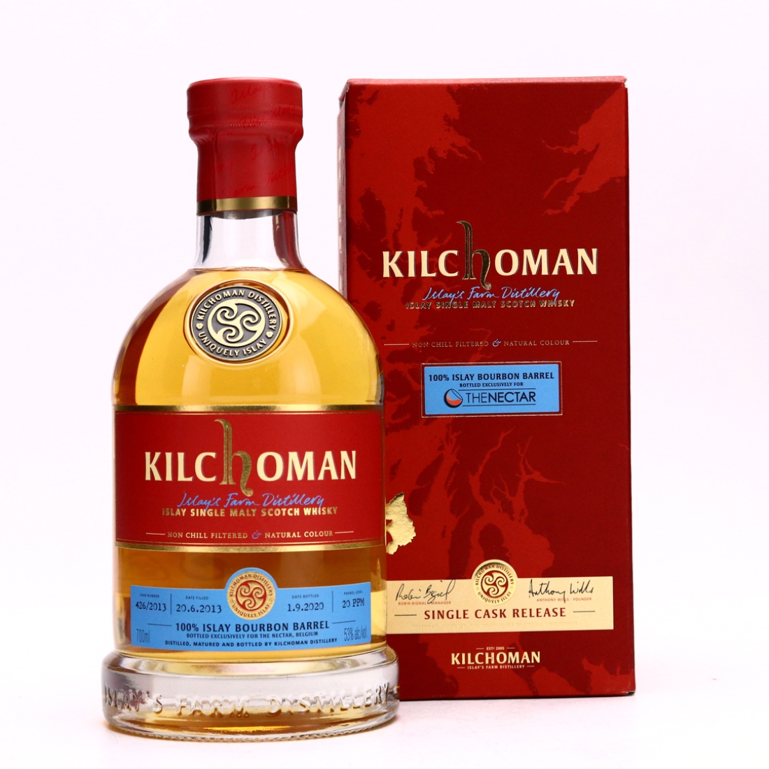 Kilchoman 2013 100% Islay Single Bourbon Cask #426 / The Nectar