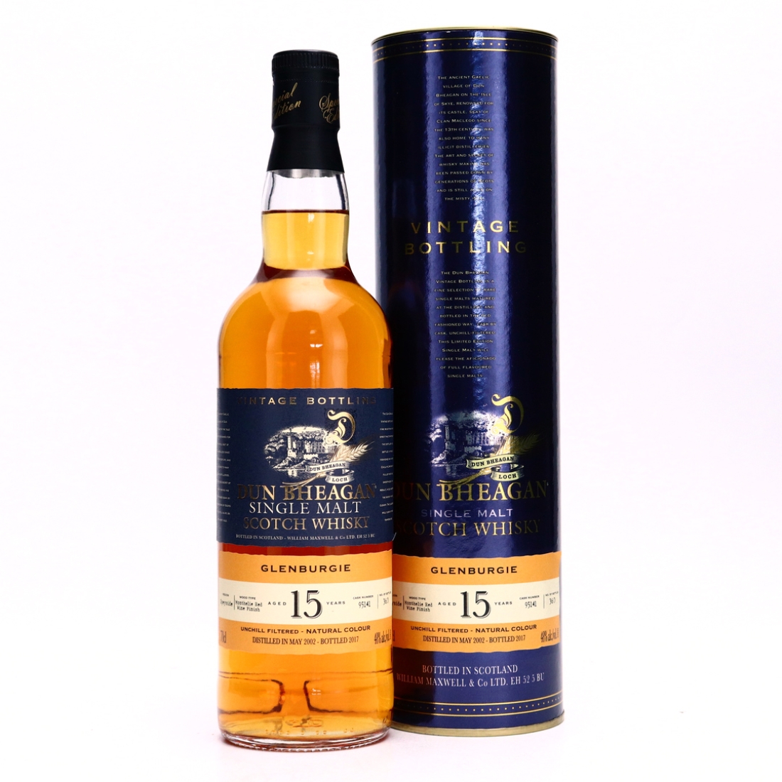 Glenburgie 2002 Dun Bheagan 15 Year Old