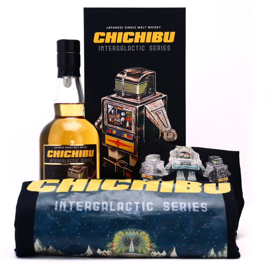 Chichibu 2012 Single ex-Peated Bourbon Cask #2112 / Intergalactic Edition 1 - with T Shirt & Tote Bag 1