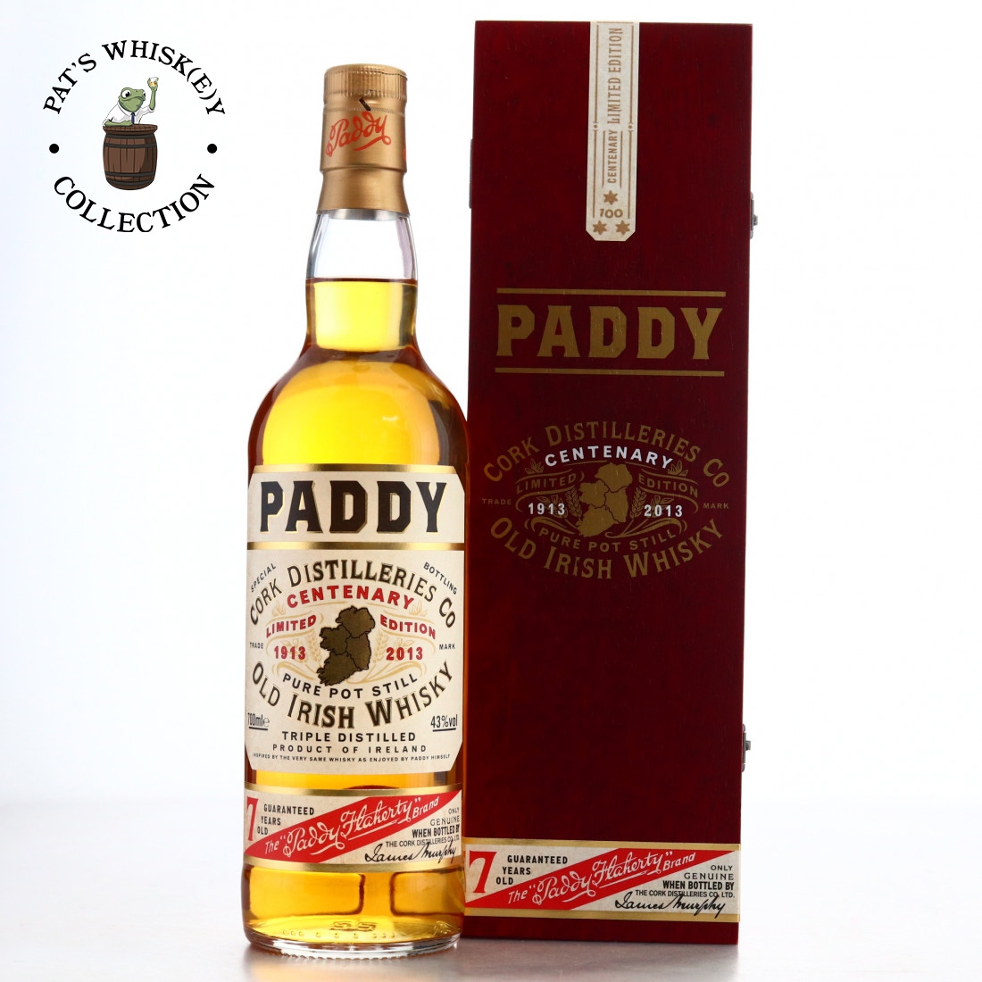 Paddy 7 Year Old Centenary Limited Edition