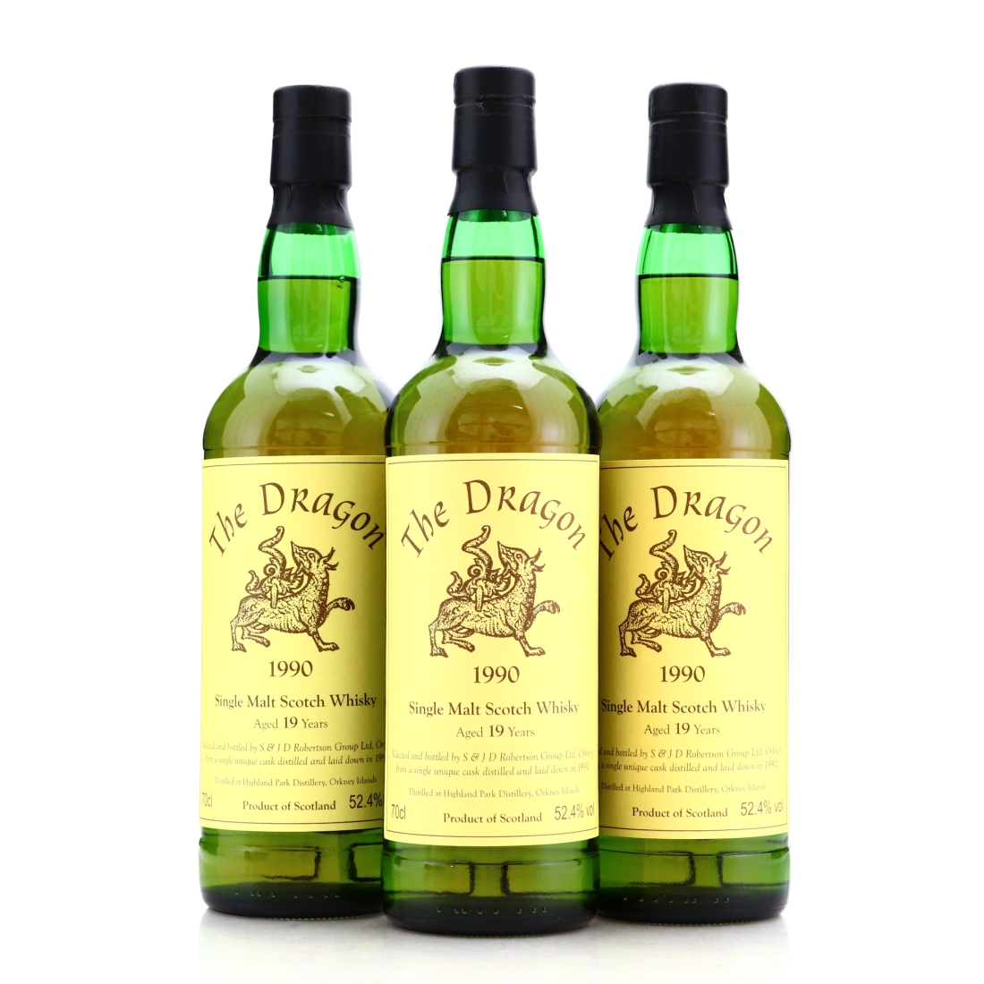 Highland Park 1990 The Dragon 19 Year Old Cask #900003 3 x 70cl