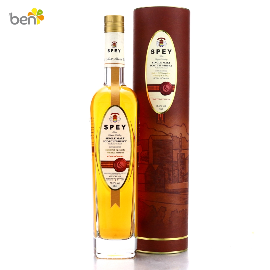 Spey 2014 Single Bordeaux Cask #161 / Spirit of Speyside 2019 - Charity Lot