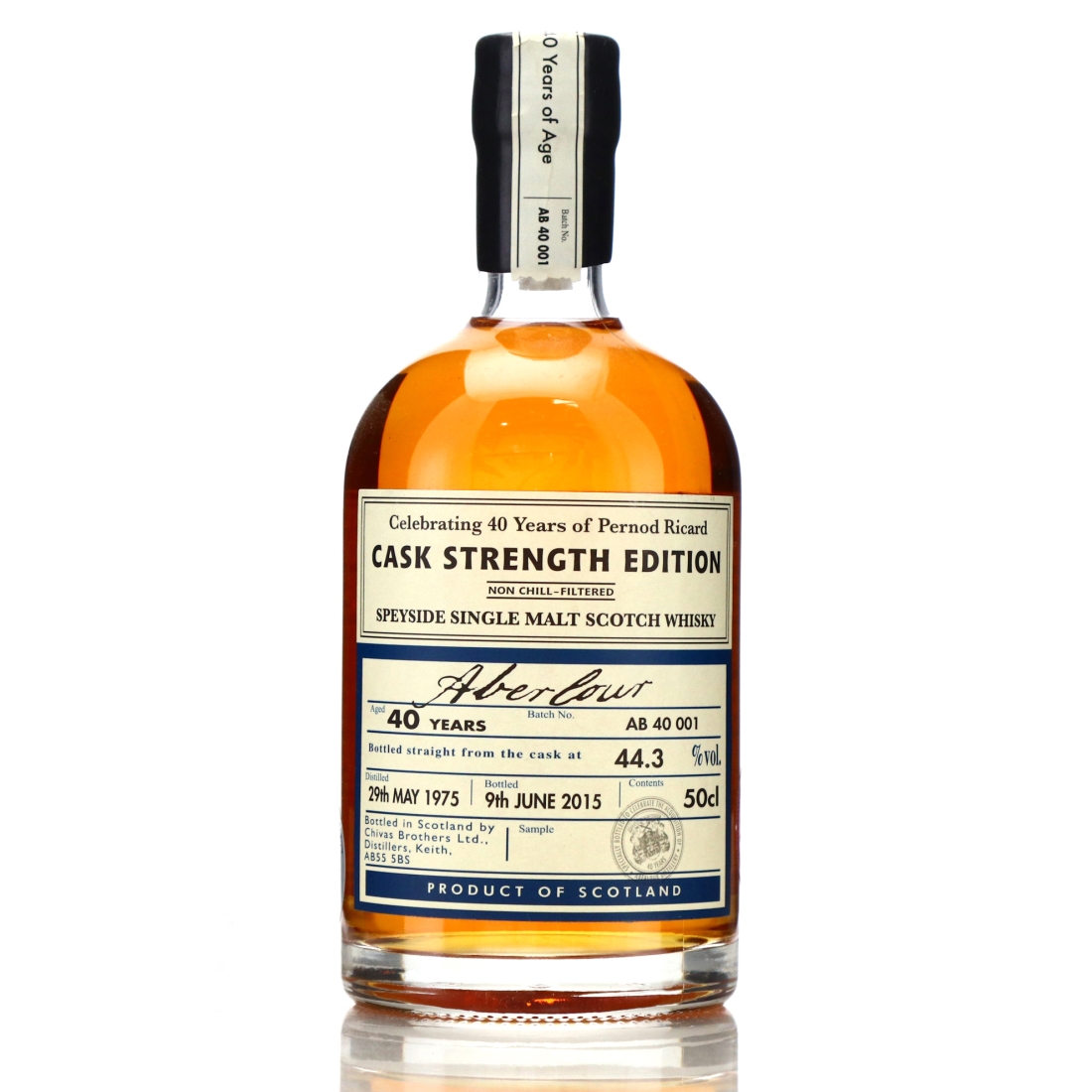 Aberlour 1975 Cask Strength 40 Year Old Batch #1