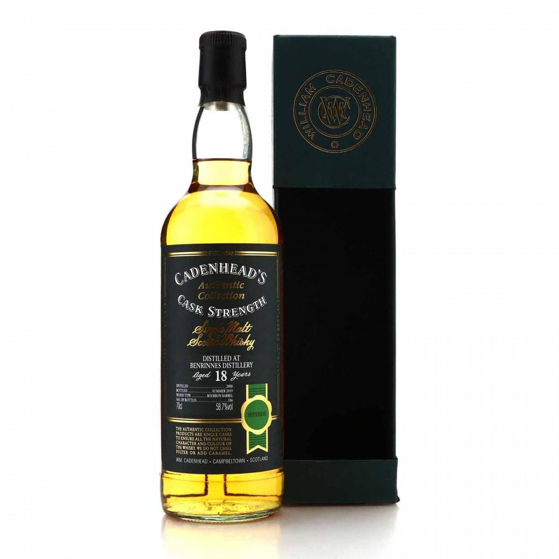 Benrinnes 2000 Cadenhead's Authentic Collection 18 Year Old Whisky