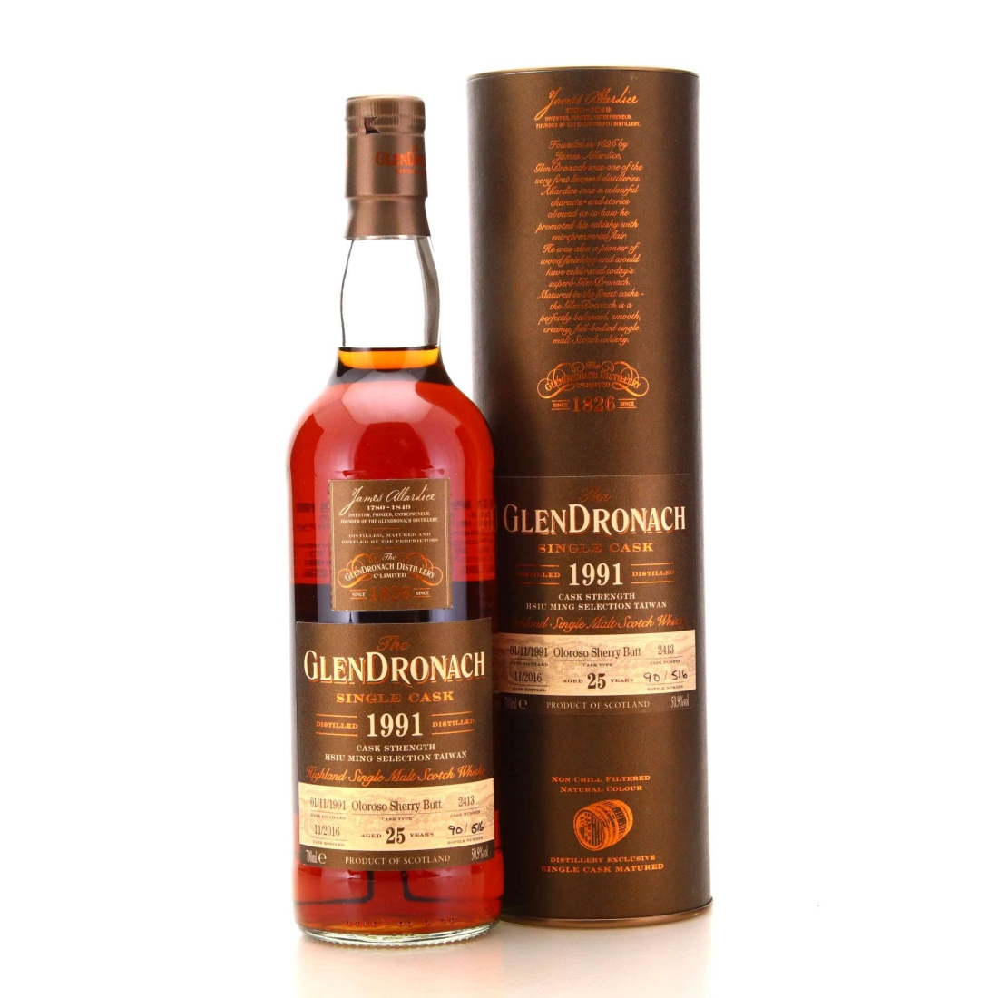 Image for Glendronach 1991 Single Cask 25 Year Old
