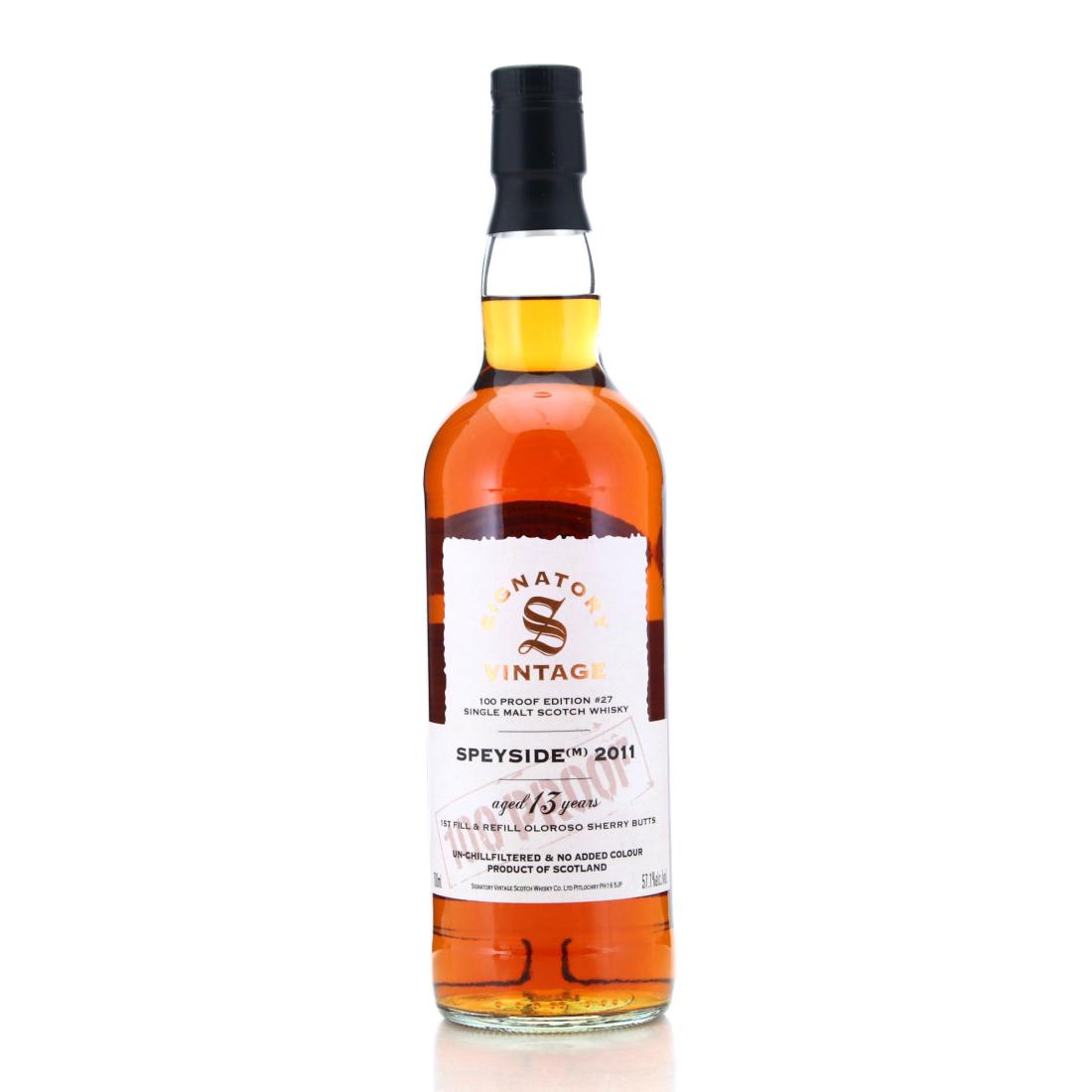 Macallan Speyside M 2011 Signatory Vintage 13 100 Proof 27