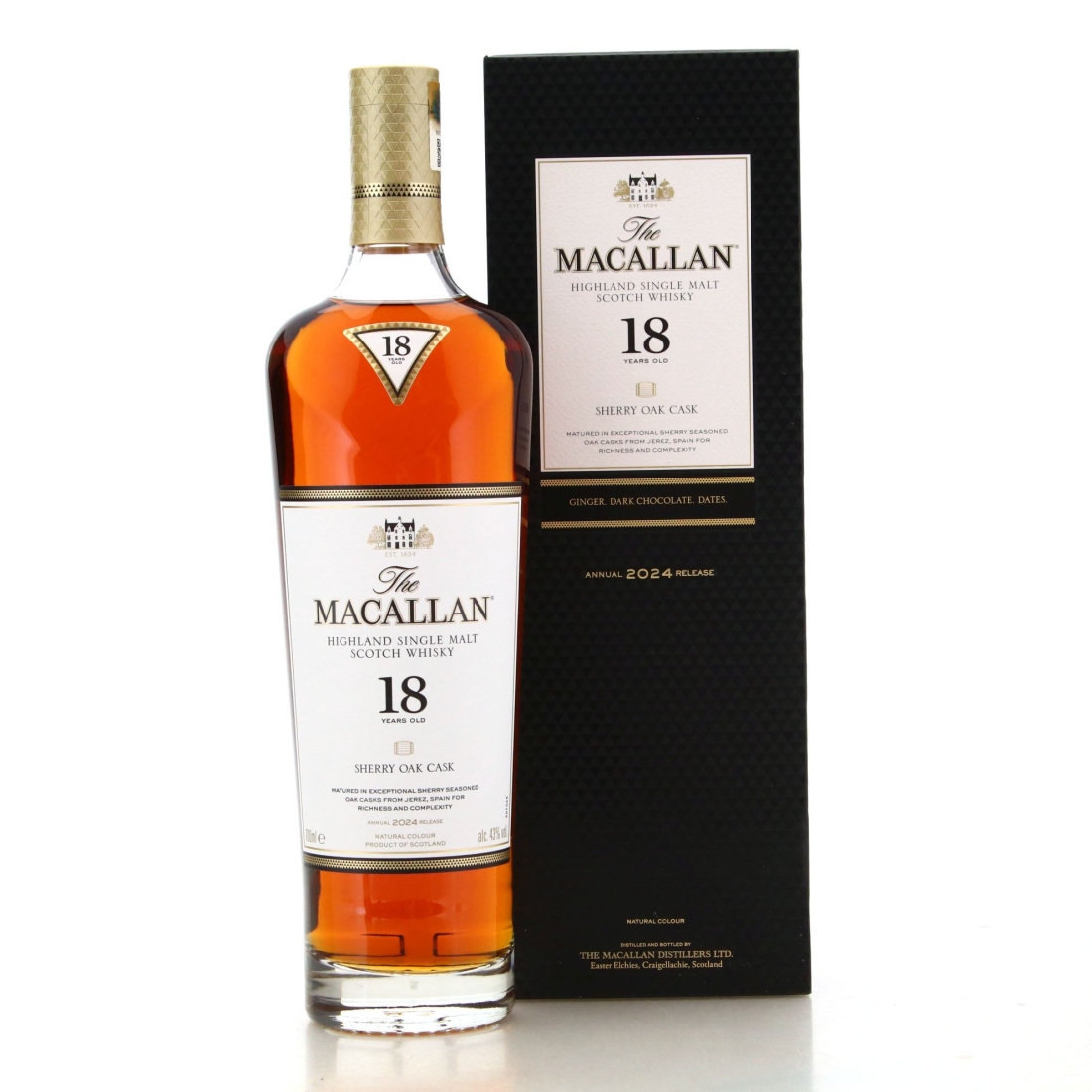 Image for Macallan 18 Year Old Sherry Oak 2024 Release
