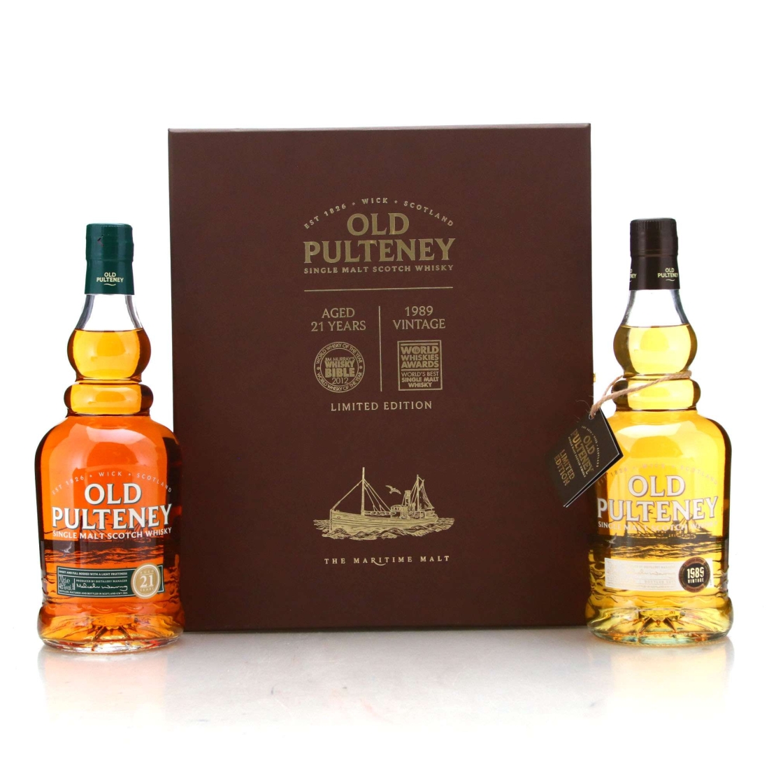 Image for Old Pulteney World's Best Whiskies Pack - 21 Year Old & 1989 Vintage
