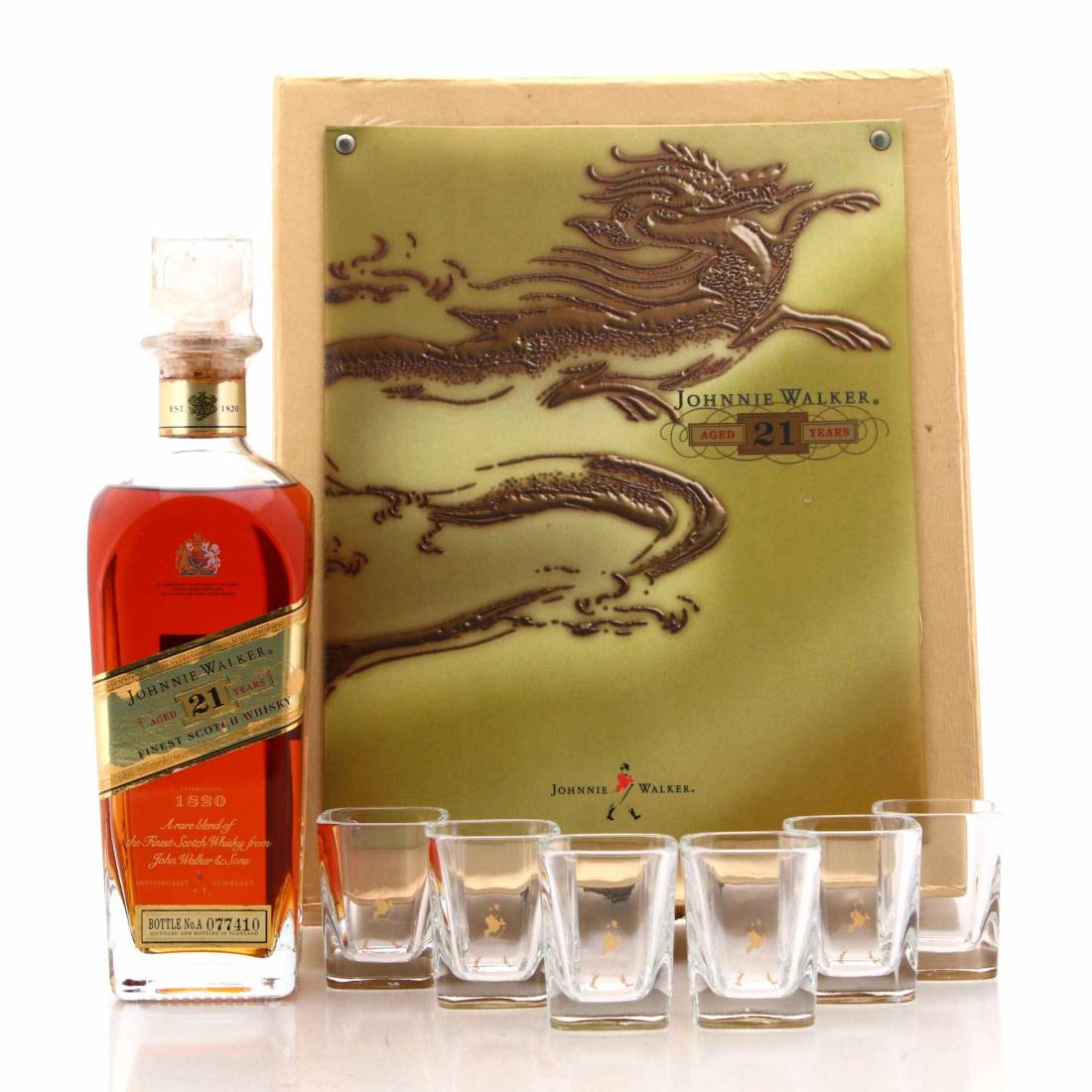 Johnnie Walker 21 Shot Glasses Gift Pack