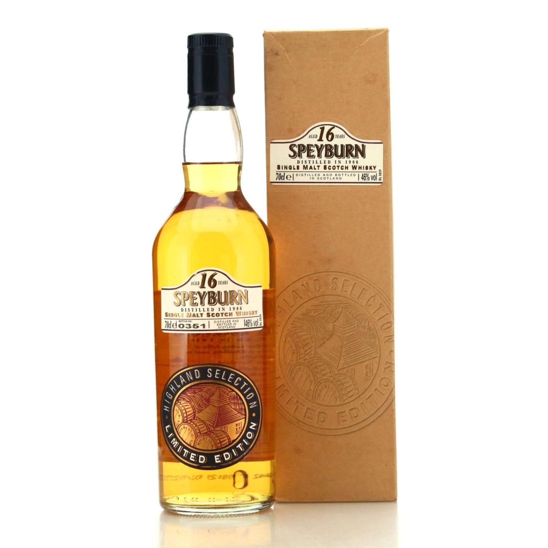 Speyburn 1986 Highland Selection 16