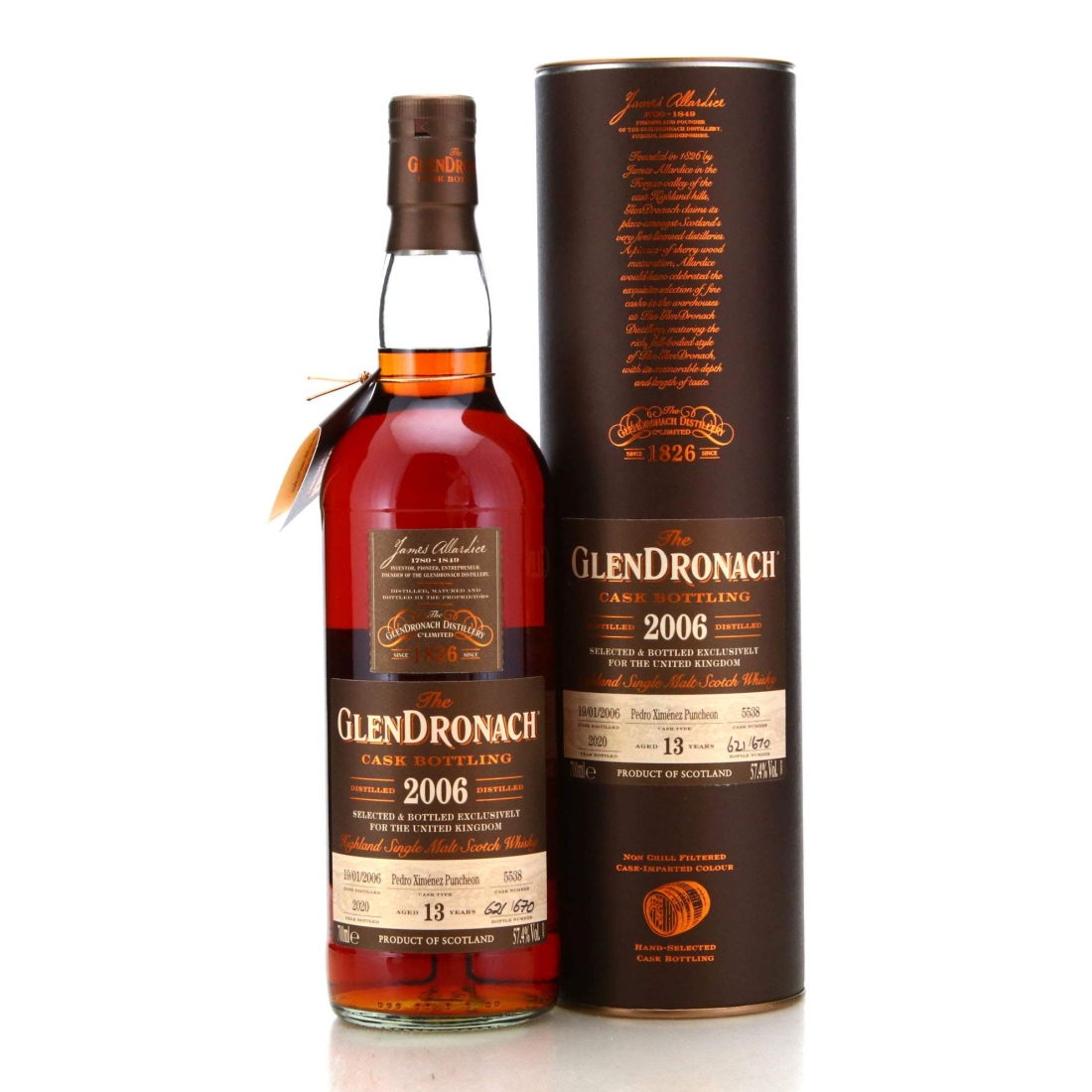 Image for Glendronach 2006 Single Cask 13 Year Old